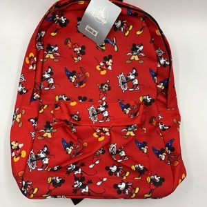 Backpack Disney Mickey Mouse Through the Years Backpack Red